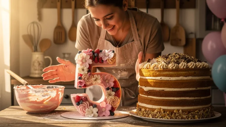 Number cake et layer cake d'anniversaire détaillés pour débutantes, verdict après essais réussis et ratés
